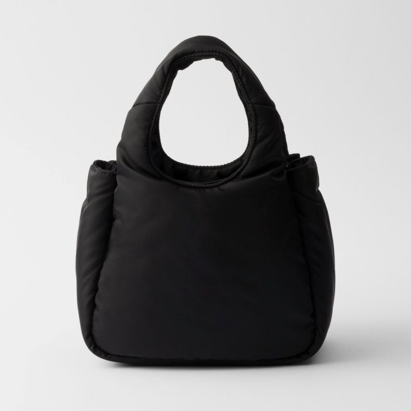 大注目】PRADA◇Re-Nylon パデッド ミニバッグ リボン付き (PRADA