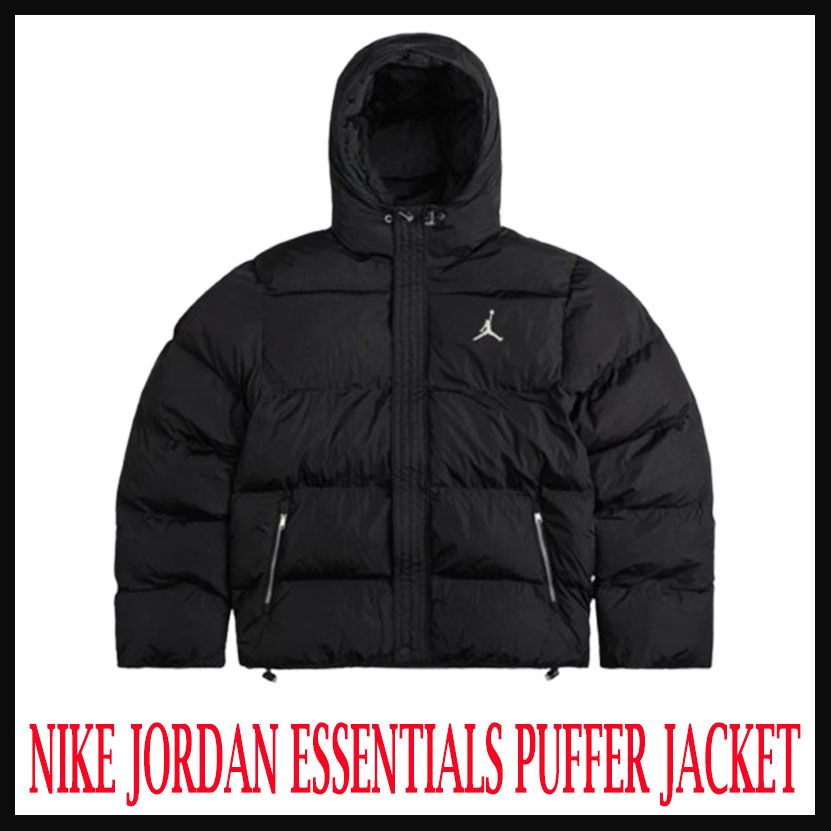 ☆NIKE☆ JORDAN ESSENTIALS PUFFER JACKET BLACK SAIL (Nike/ダウン