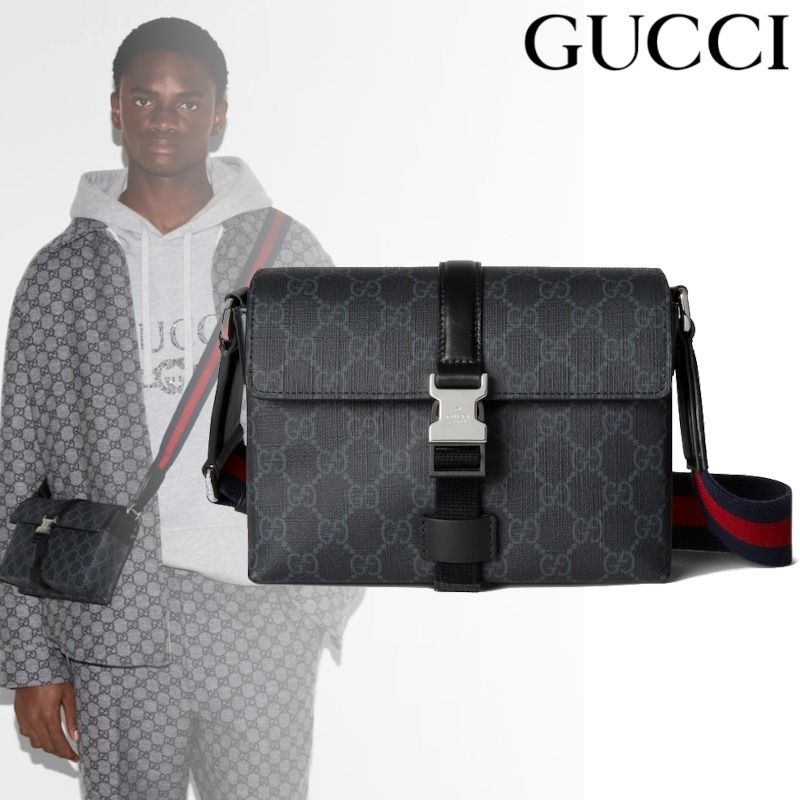 25新作 GUCCI GG バッグ スーパーミニ メンズ キャンバス (GUCCI