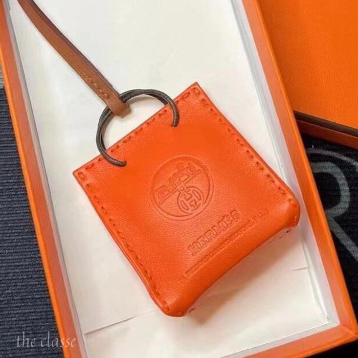 エルメス チャーム】HERMES サックオランジュ オレンジ (HERMES