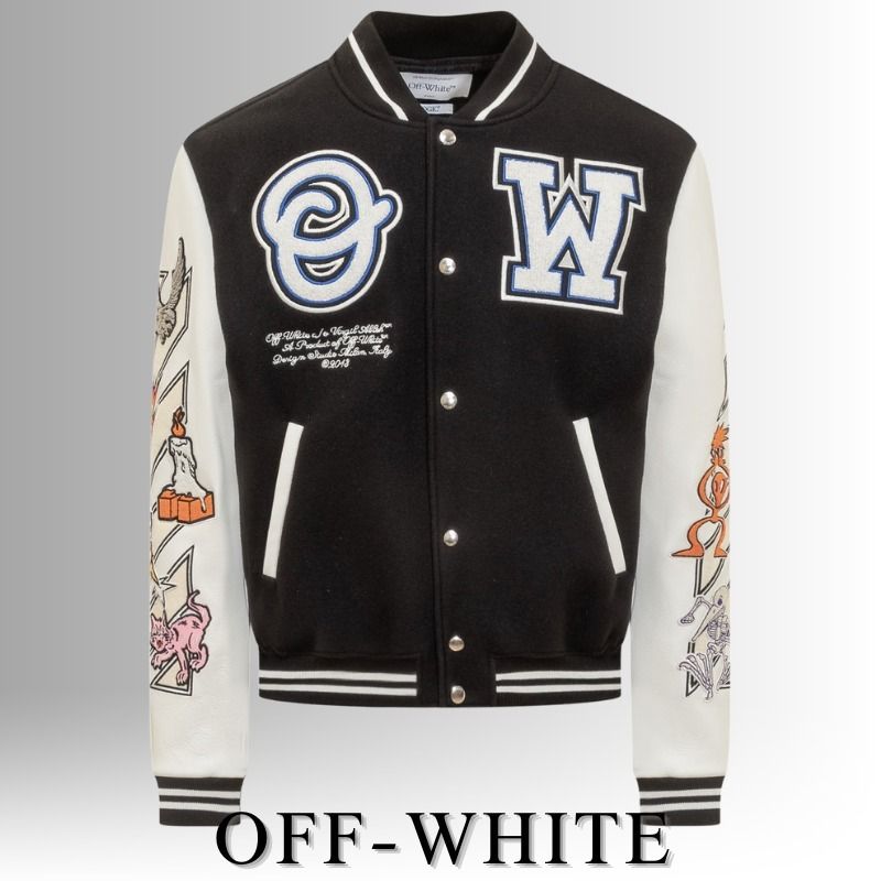 OFF-WHITE オフホワイト バーシティジャケット 10th Anniversary (Off