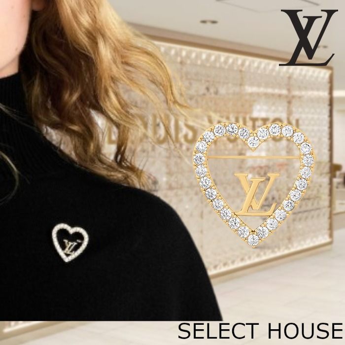 LOUIS VUITTON ルイヴィトン ブローチ・マイ LV ラブ (Louis Vuitton