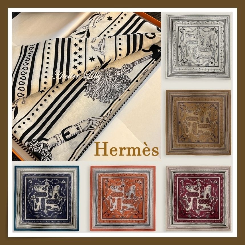 HERMES】カシシル カレ140☆Festival des Amazones Bandana (HERMES