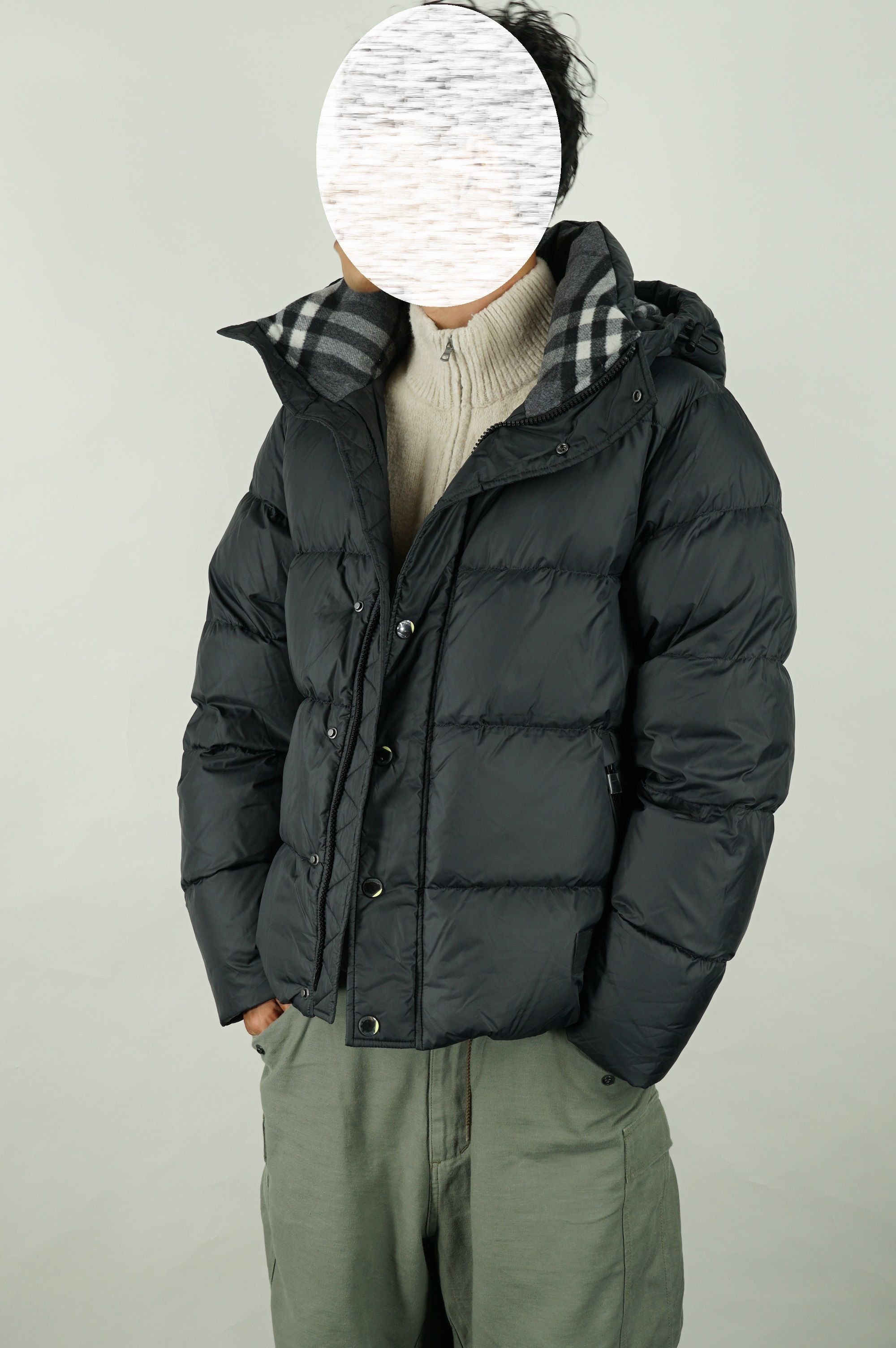 安心国内発送 バーバリー HALSBY メンズ ダウンジャケット (Burberry