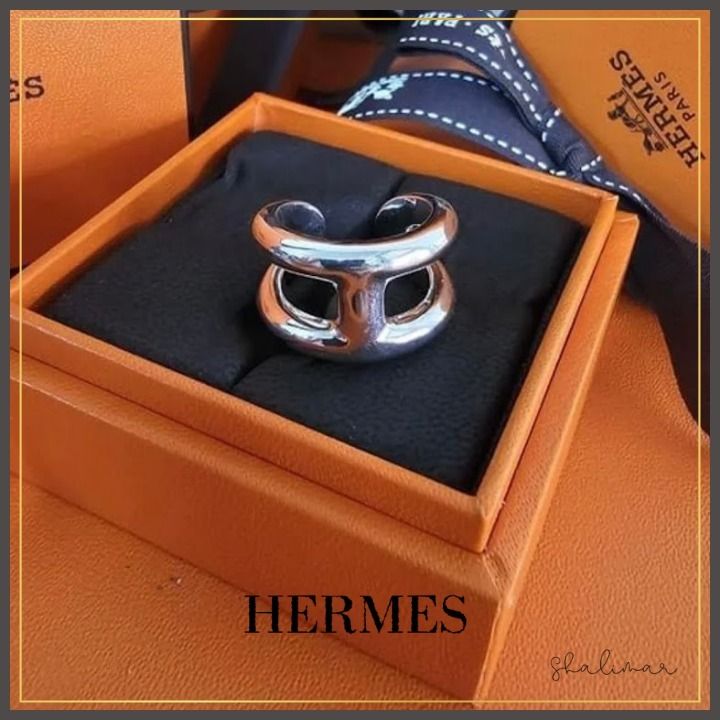 大人気☆ HERMES ☆Osmose オスモズ GM 59 リング (HERMES/指輪