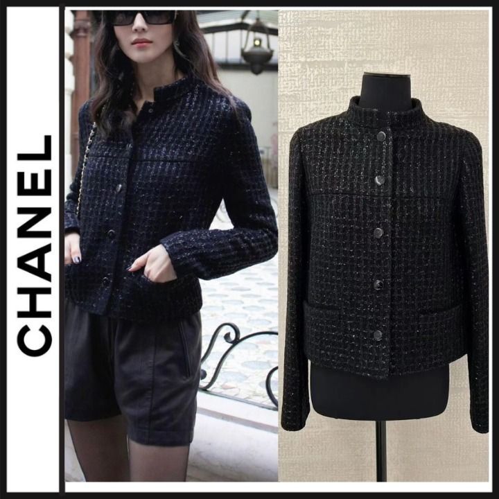 25C【美しいシルエット】ツイードジャケット CHANEL シャネル (CHANEL