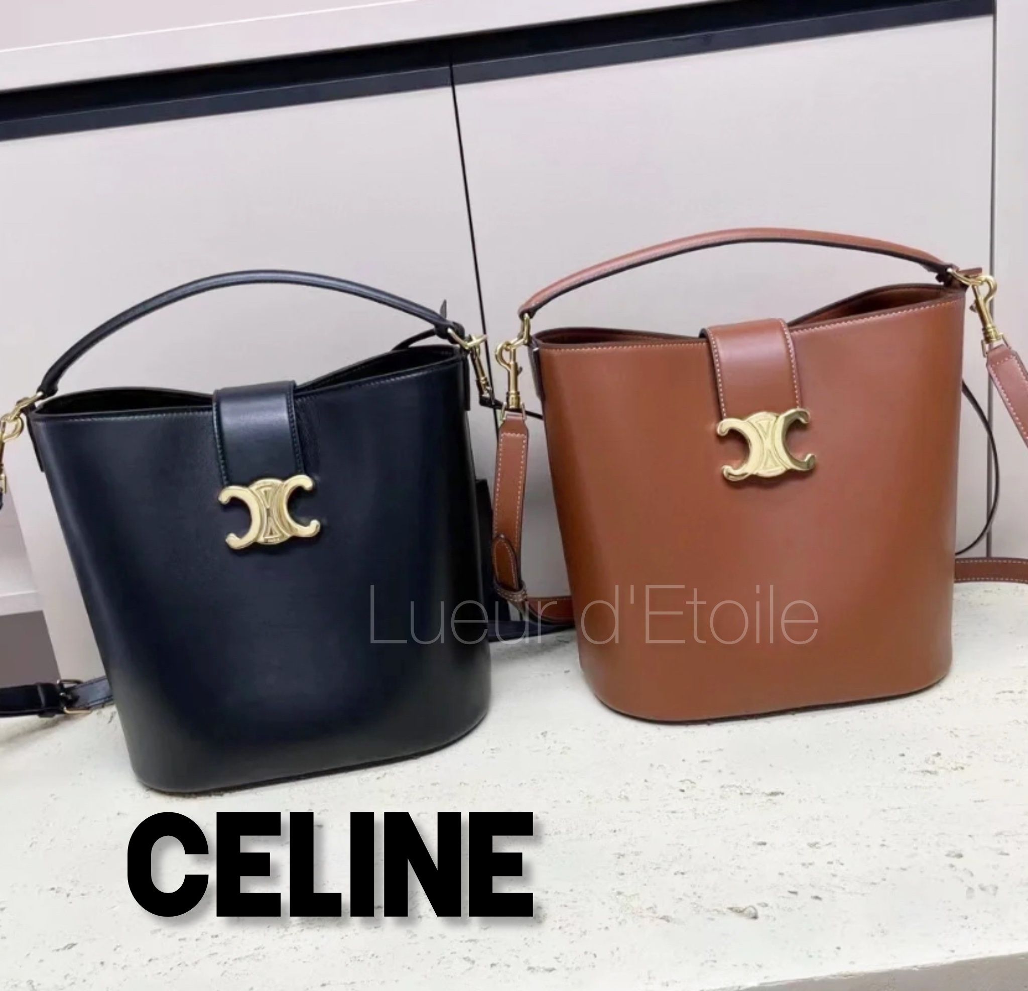 カジュアルスタイルにも☆】CELINE スモール ルイーズ バッグ (CELINE