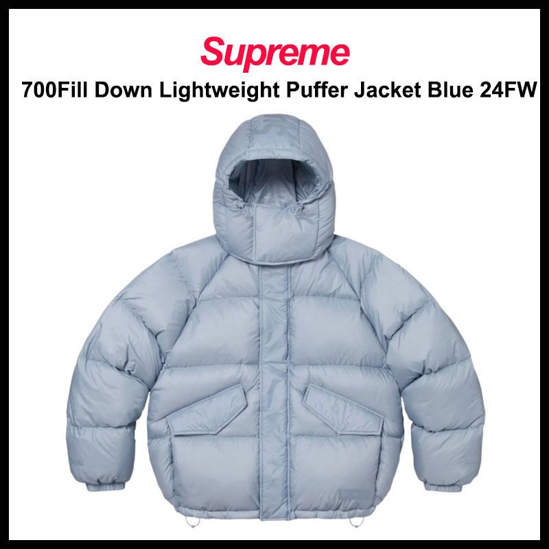 SUPREME】700FILL DOWN LIGHTWEIGHT PUFFER JACKET BLUE 24FW (Supreme