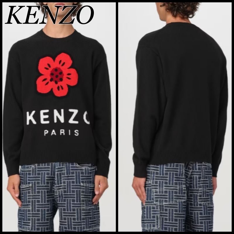 関税込】新作◇KENZO ケンゾー◇BOKE FLOWER 花柄 セーター (KENZO