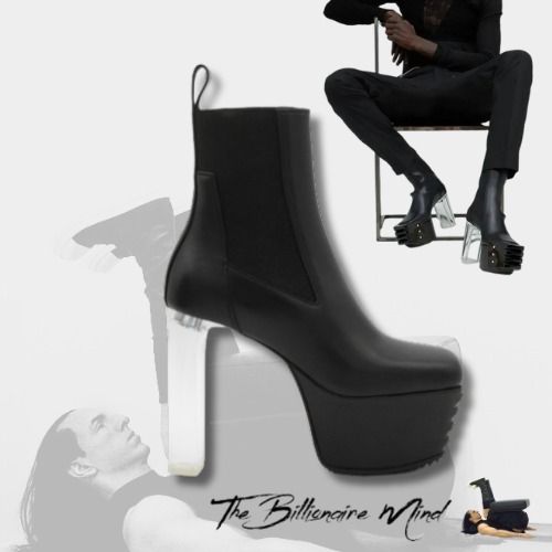 RICKOWENS リックオウエンス GRILLED KISS45 キスブーツ BLACK黒 (RICK