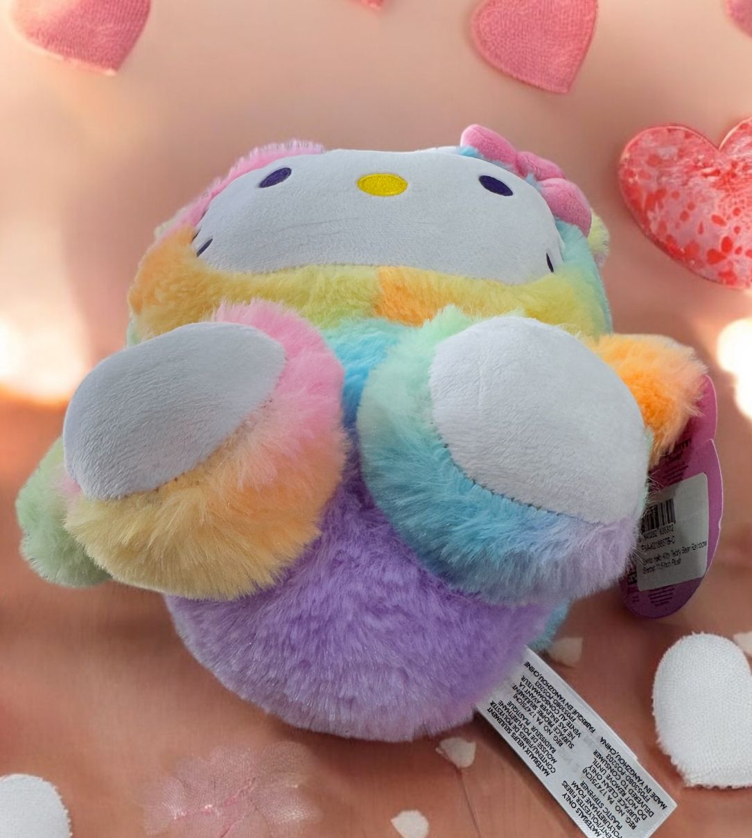 米国限定☆Hello Kitty レインボーシャーベット ぬいぐるみ 30cm