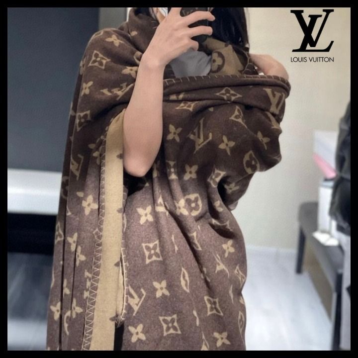 ☆いろんな場面で活躍☆ルイヴィトン モノグラム ブランケット (Louis