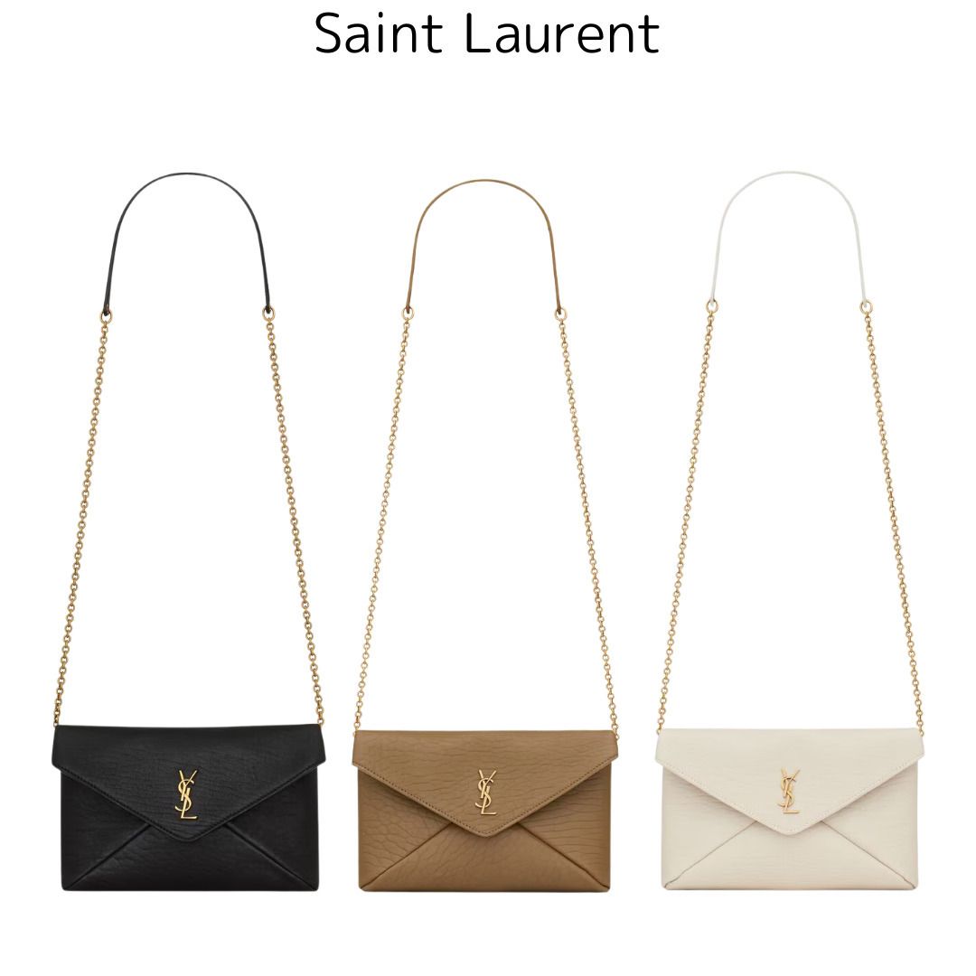 SaintLaurent〉カサンドラ チェーンポーチ（ラムスキン） (Saint