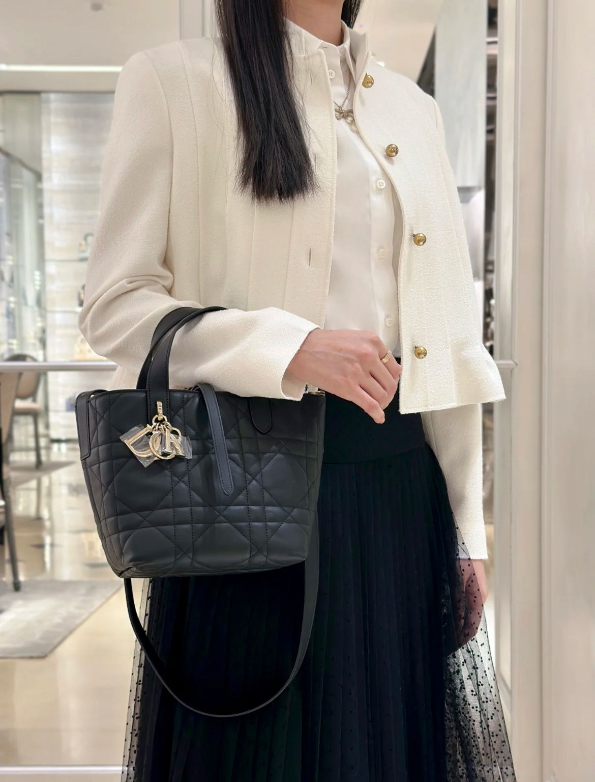 おしゃれ】Dior Toujours バーティカル トートバッグ スモール (Dior