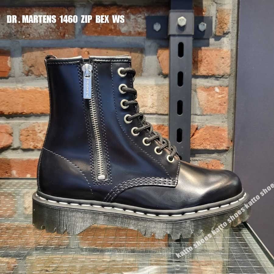 Dr Martens☆1460 ZIP BEX ホワイトステッチ☆兼用 (Dr.Martens