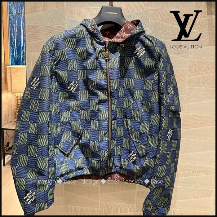◇グラフィカル【 LV 】ダミエリバーシブル ウインドブレーカー (Louis