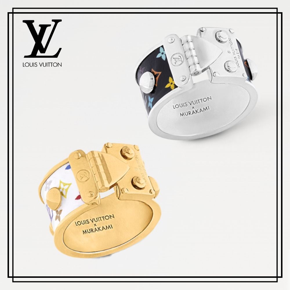 村上隆コラボ【Loius Vuitton】LV × TM シグネチャー リング (Louis