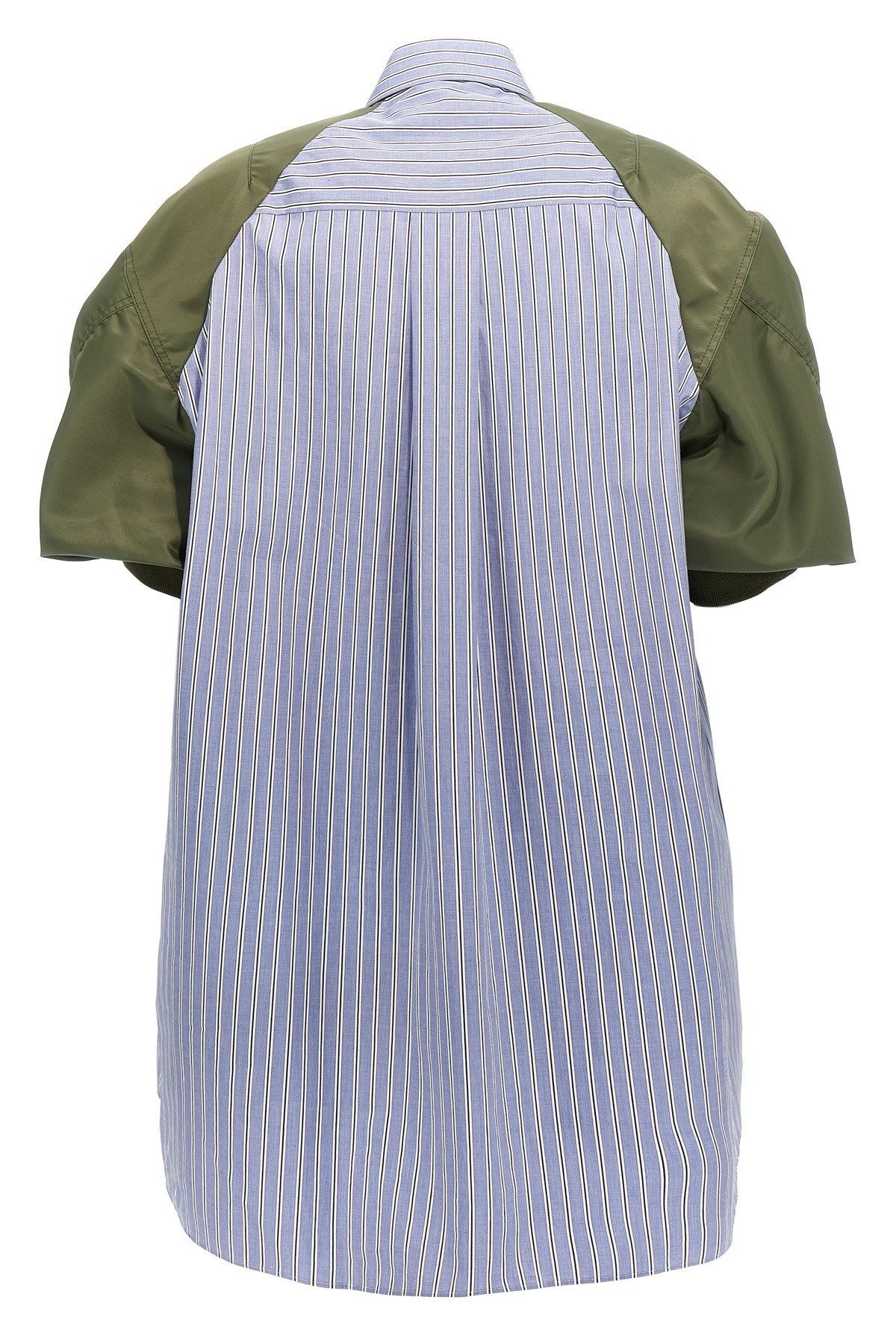 sacai サカイ☆人気定番シャツドッキングワンピース☆ストライプ