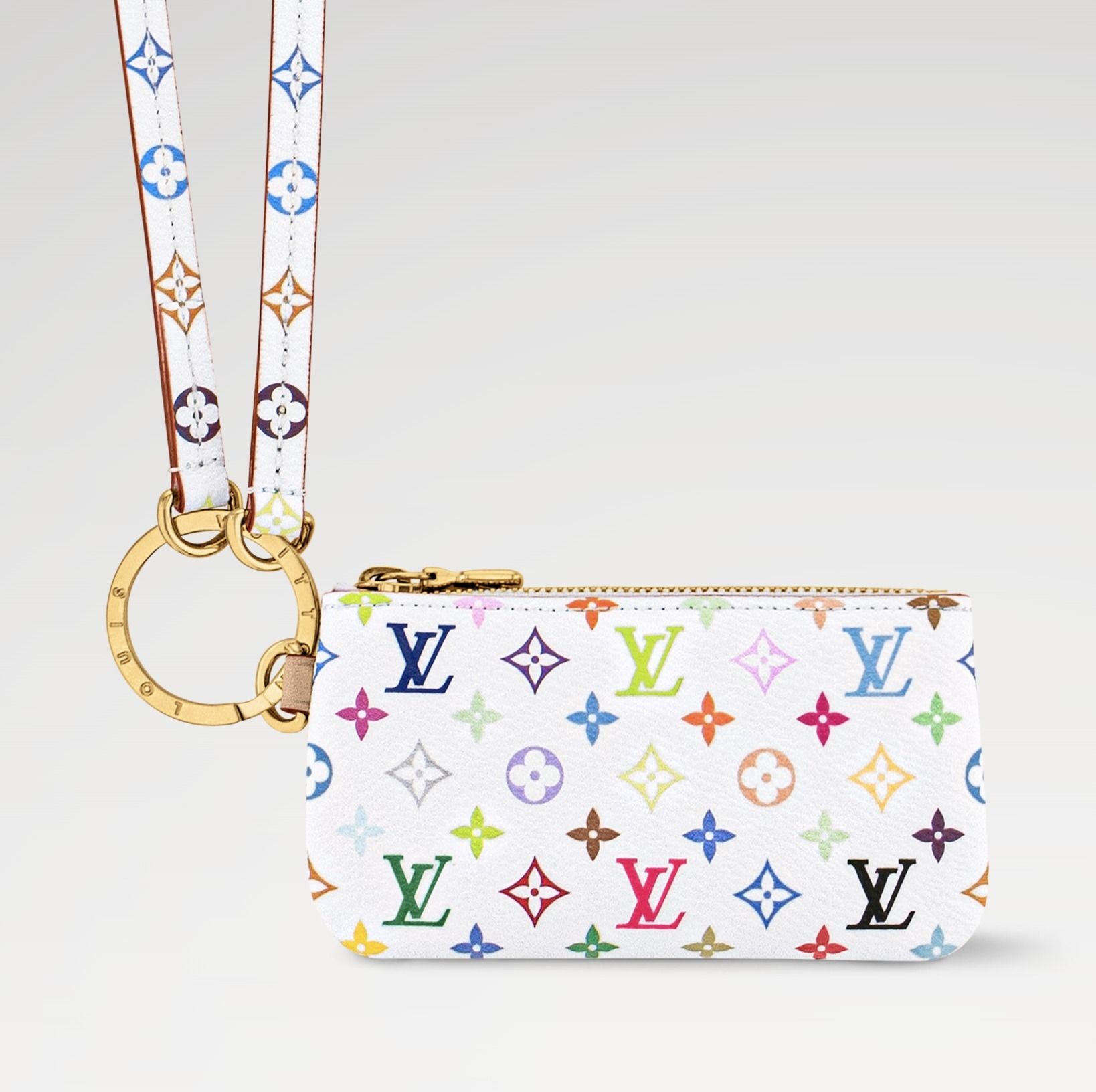 村上隆コラボ【Louis Vuitton】LV TM フォンホルダー ストラップ