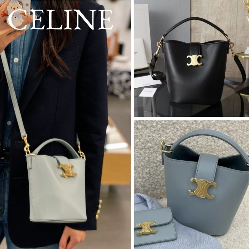 CELINE セリーヌ 今季限定カラー♪ミニ バケット ルイーズ (CELINE