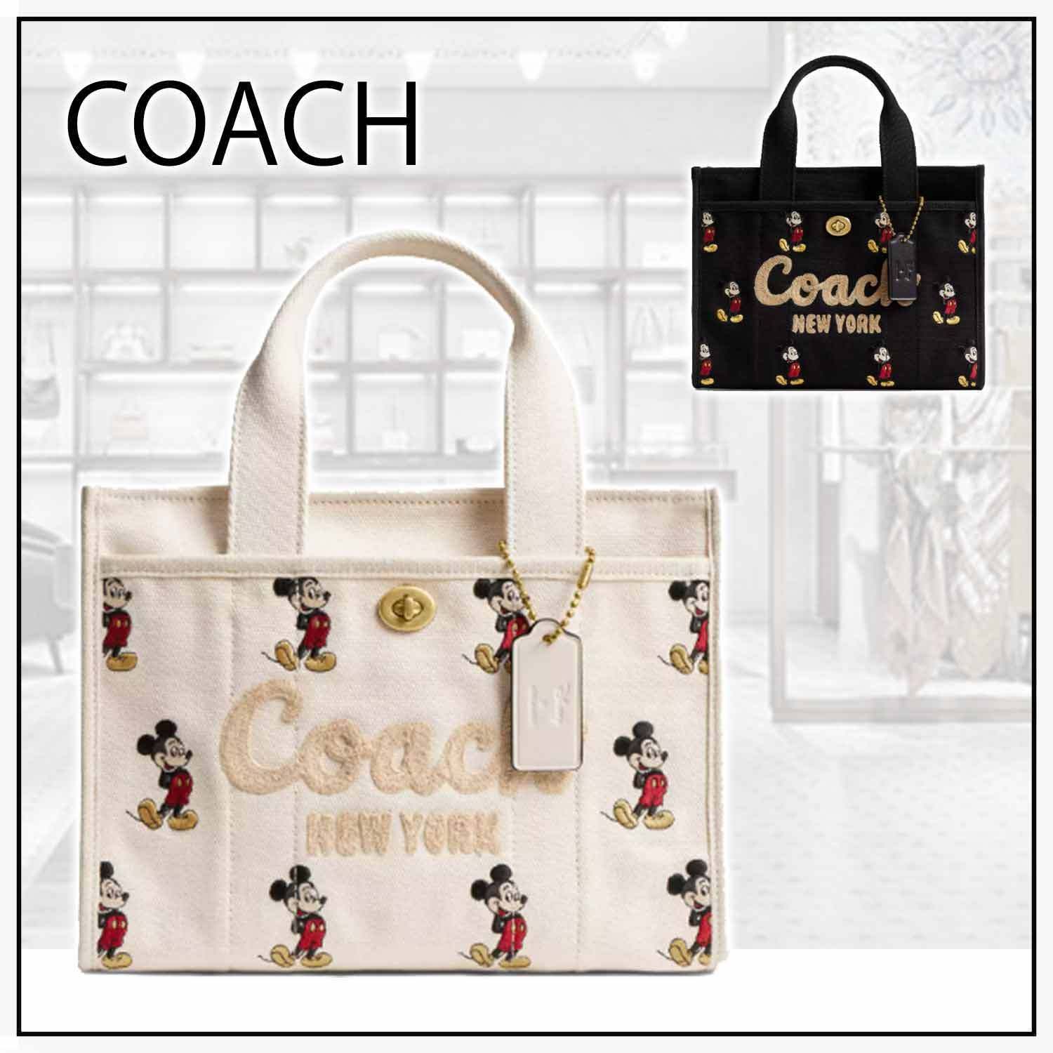 COACH】ディズニーコラボ トートバッグ 26 ミッキーマウス (Coach