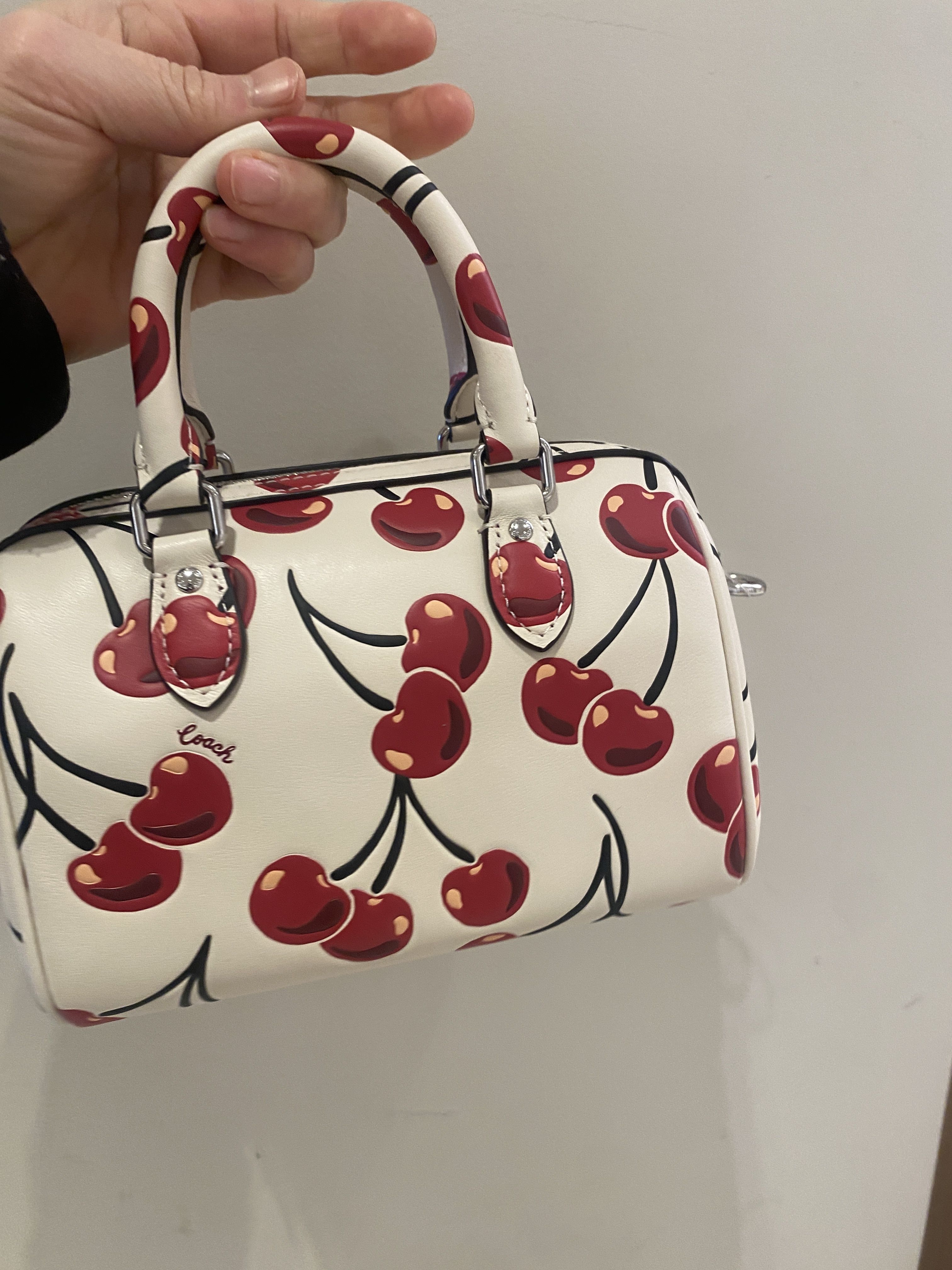 COACH】さくらんぼプリント＊ミニローアン クロスボディ CY745 (Coach