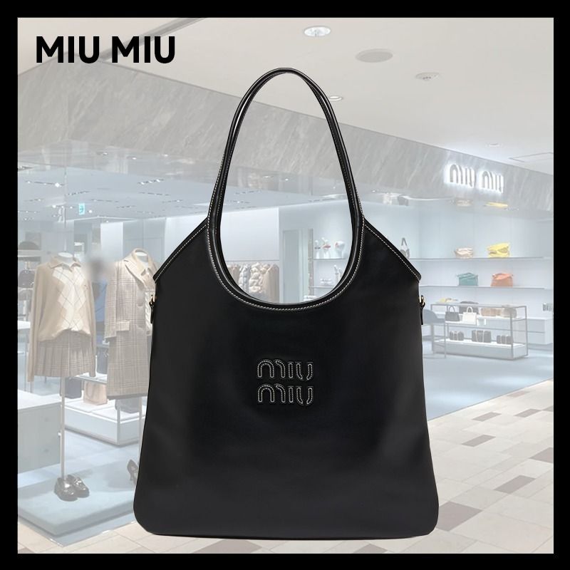 すぐ届く】 MIU MIU ミュウミュウ レザー トートバッグ (MiuMiu/トート