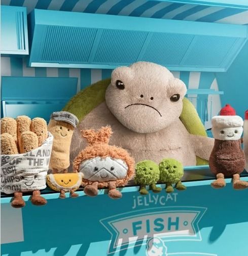 Jellycat London/ジェリーキャット エビフライ ぬいぐるみ (JELLYCAT