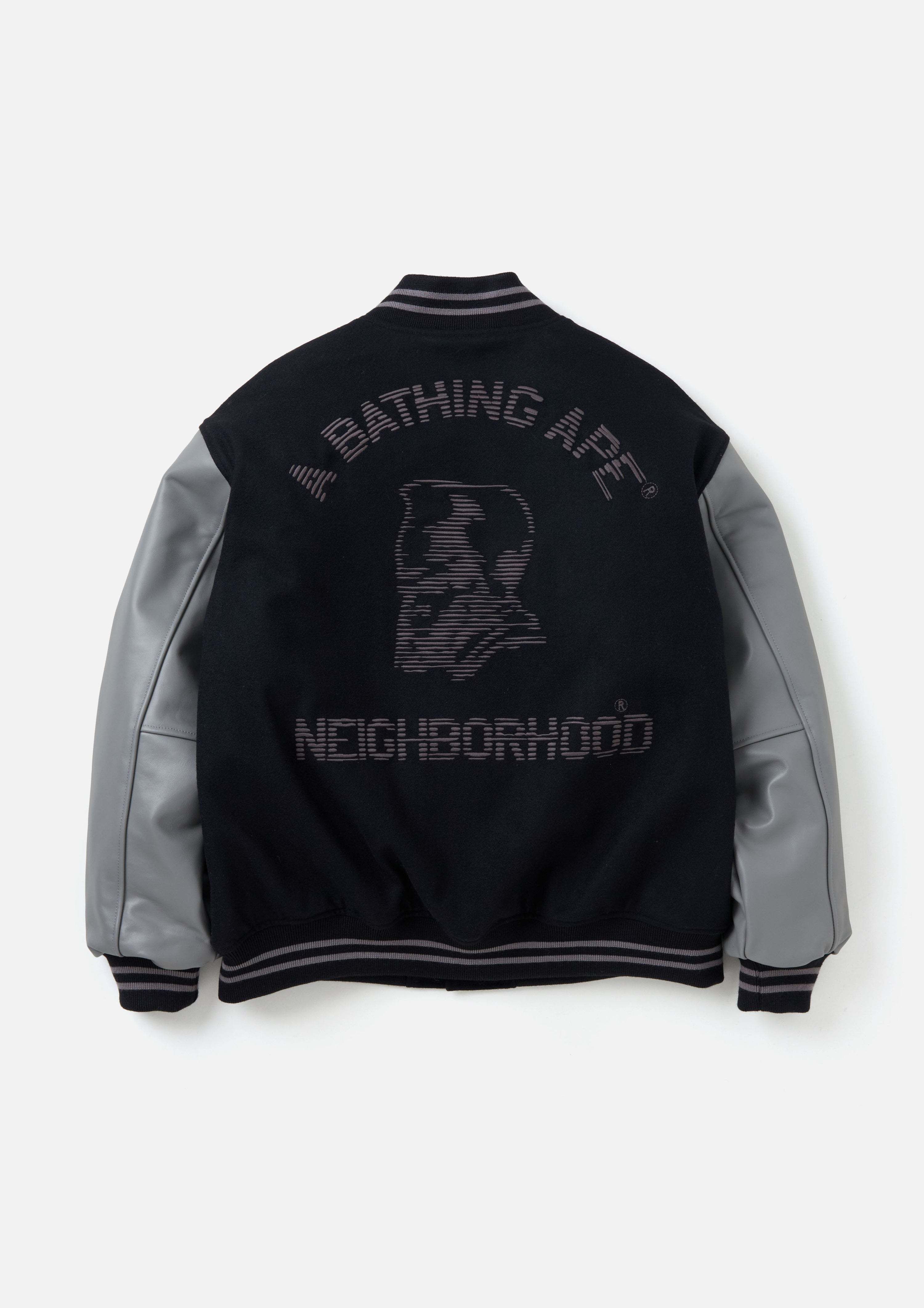 NEIGHBORHOOD】BAPE X NBHD - VARSITY JACKET_NH ver (Neighborhood