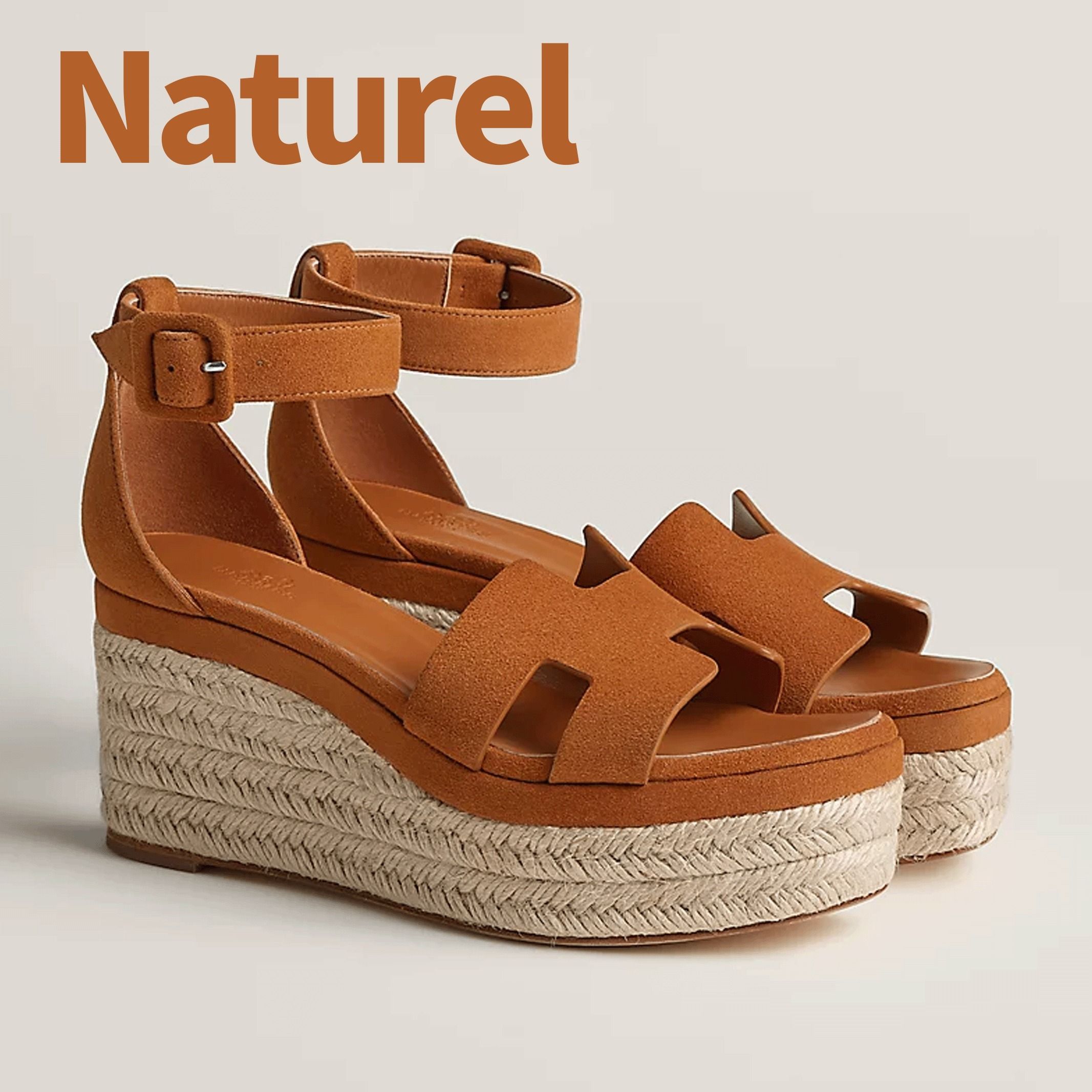 HERMES】厚底で可愛くスタイルアップ☆エルダ サンダル (HERMES