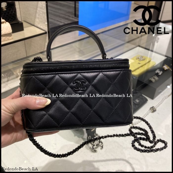 絶対欲しい激レア】☆CHANEL☆バニティケース☆ソーブラック (CHANEL