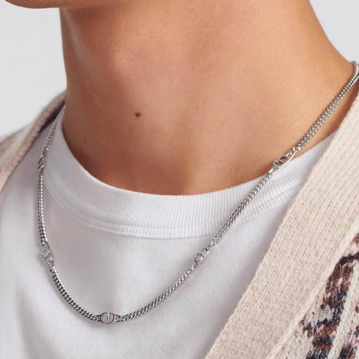 Dior CD Icon チェーンリング ネックレス 長く愛用できる☆】DIOR CD