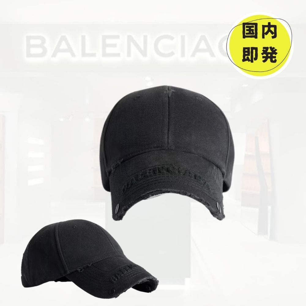 国内即発+BALENCIAGA+スタッド キャップ (BALENCIAGA/キャップ
