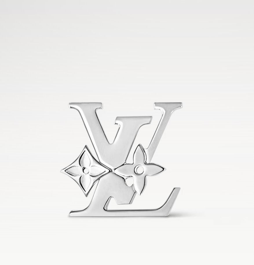 シンプル上品☆ Louis Vuitton ブローチ LVロゴ メンズ (Louis Vuitton