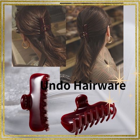 Undo Hairware】No. 4 Claw クリップ ボルドー (UNDO HAIRWARE/ヘア