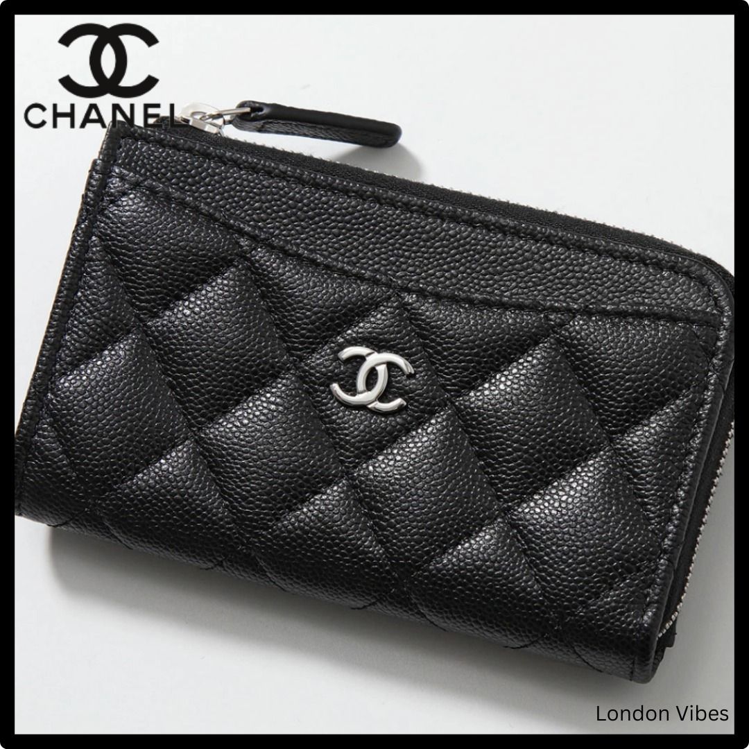 CHANEL フラグメントケース ノベルティ シルバー金具 シャネル CHANEL