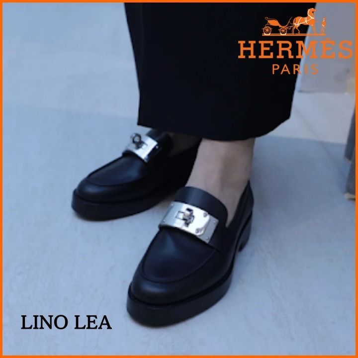 ケリーバックルが印象的♡》HERMES ホット モカシン (HERMES