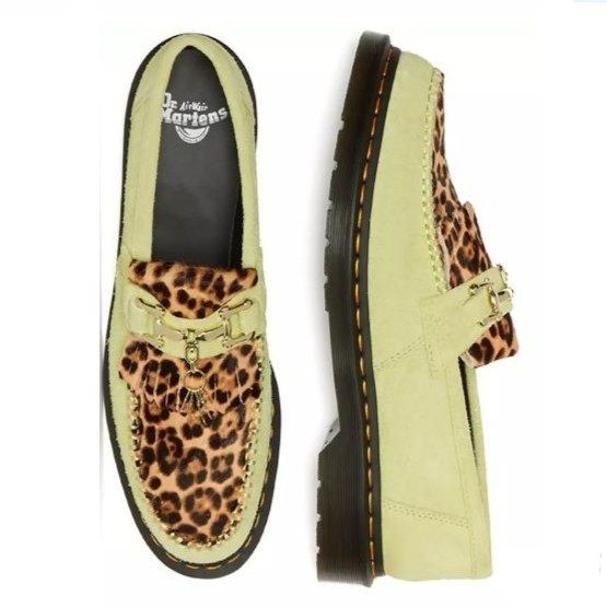 ドクターマーチン◇Adrian Bone Snaffleスエードローファー◇黄 (Dr