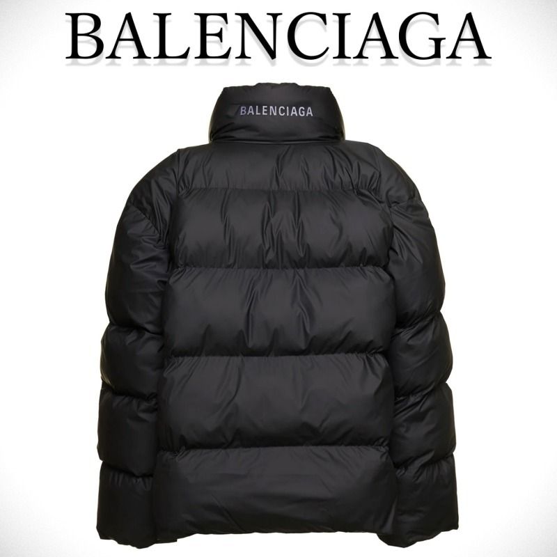 Balenciaga / ロゴプリント パファー ダウン ジャケット (BALENCIAGA
