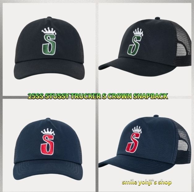 25SS 最新作☆STUSSY TRUCKER S CROWN SNAPBACK (STUSSY/キャップ