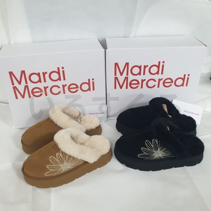 Mardi Mercredi】CLASSIQUE 身長アップ 4cm台 ムートンブーツ (Mardi