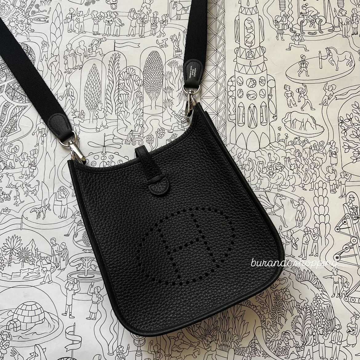 即発】Hermes♡ エヴリン ミニ TPM 16 ノワール (HERMES/ショルダー