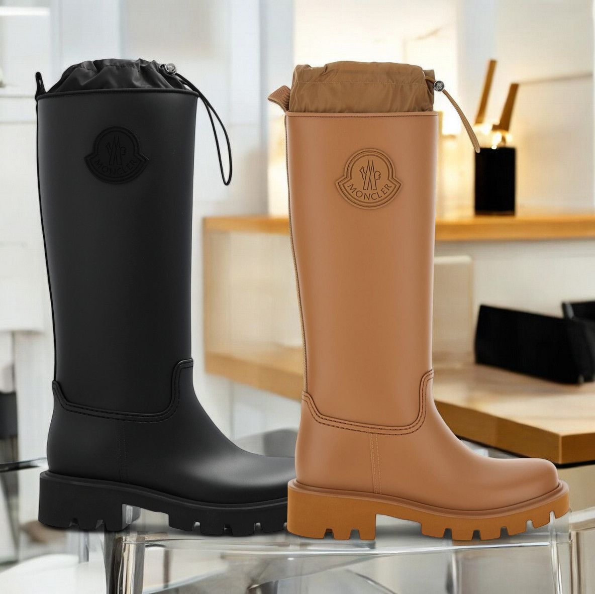 MONCLER Kickstreamレインブーツ (MONCLER/レインブーツ) 4G00190