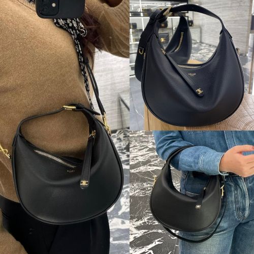 25SS☆】セリーヌ ショルダーバッグ ティーン ルル ブラック (CELINE