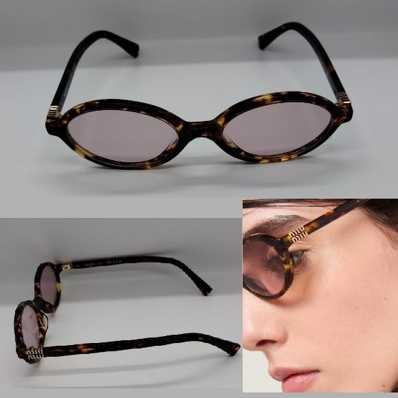 MIU MIU】ロゴ リガードサングラス 関税送料込み (MiuMiu/サングラス