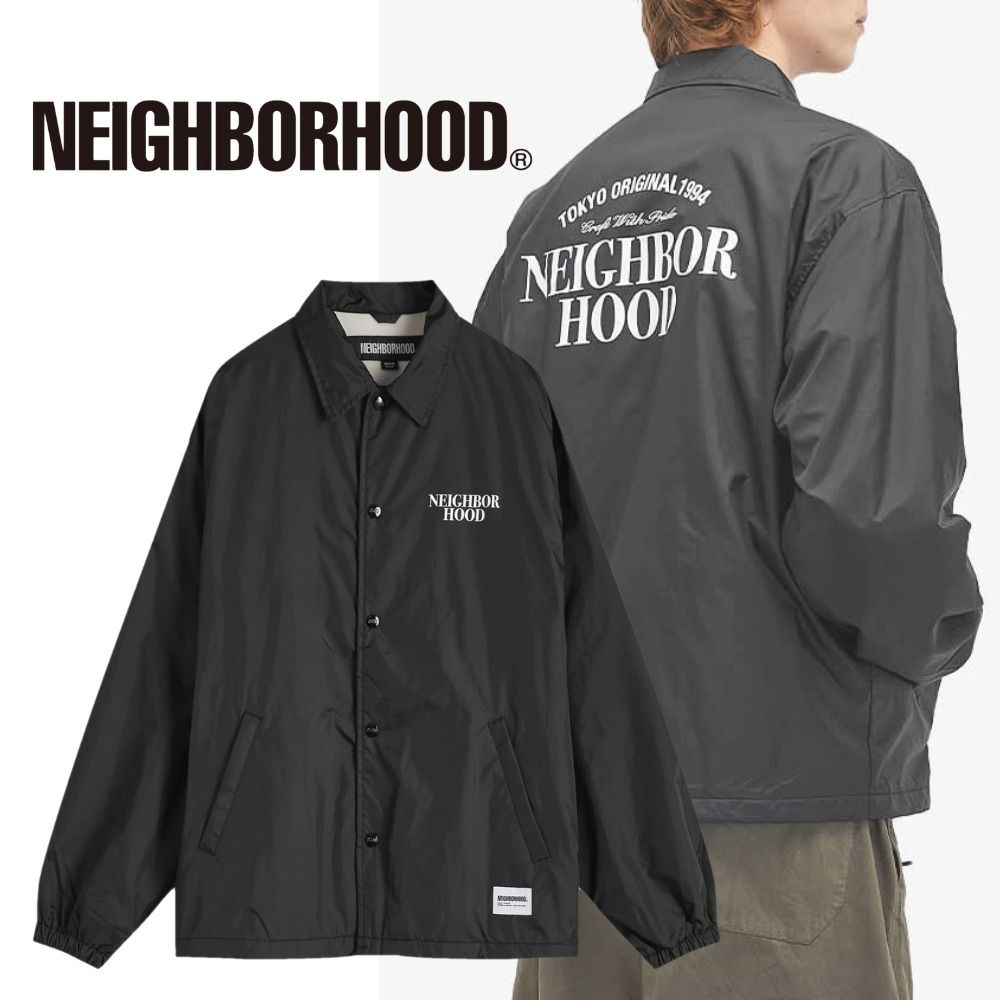 関税送料込♪NEIGHBORHOOD/Windbreaker Jacket-1 Black (Neighborhood