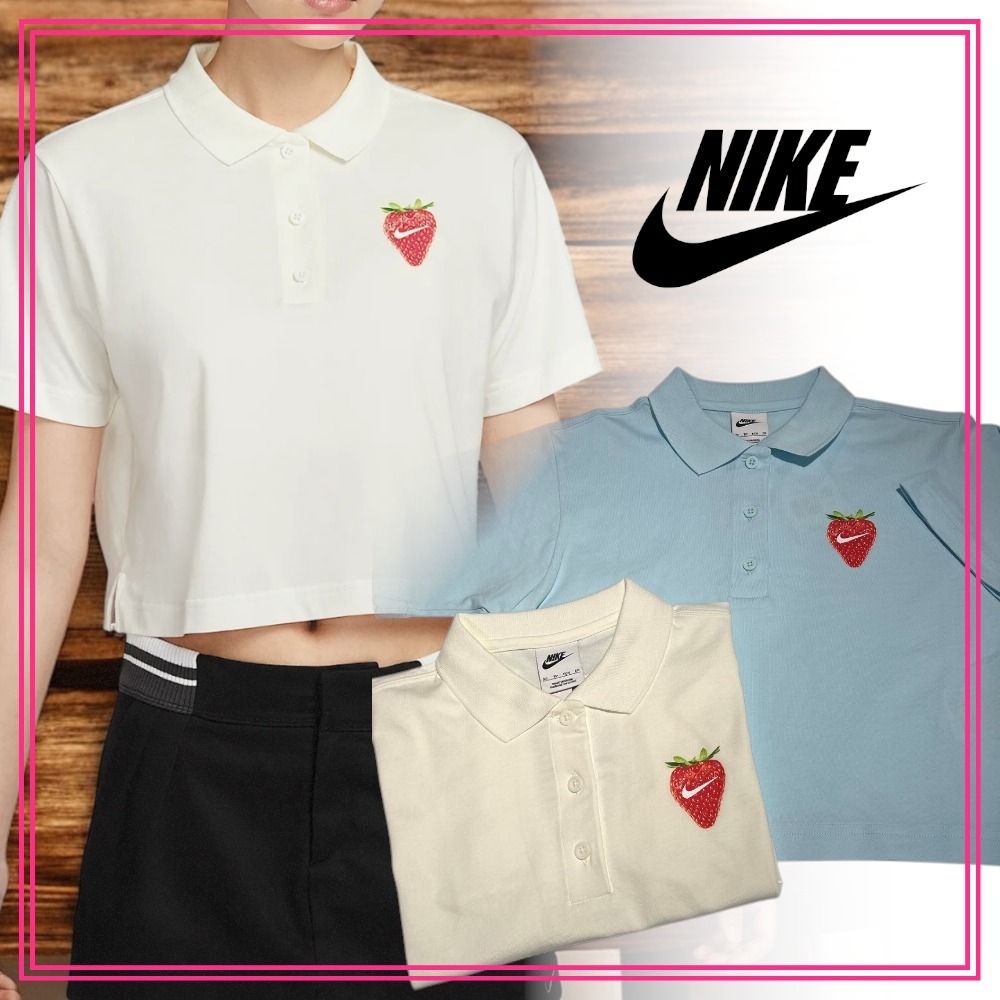 ナイキ NIKE ポロシャツ L 新品 海外限定 NIKE AS W NSW ESSNTL SS