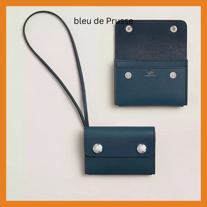 チャームにも[HERMES]Hermesnap エルメスナップ カードホルダー