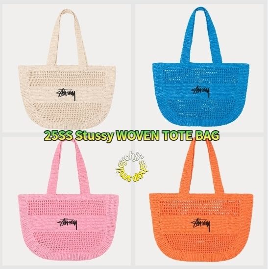 25SS☆Stussy WOVEN TOTE BAG (STUSSY/トートバッグ) 117355890【BUYMA】