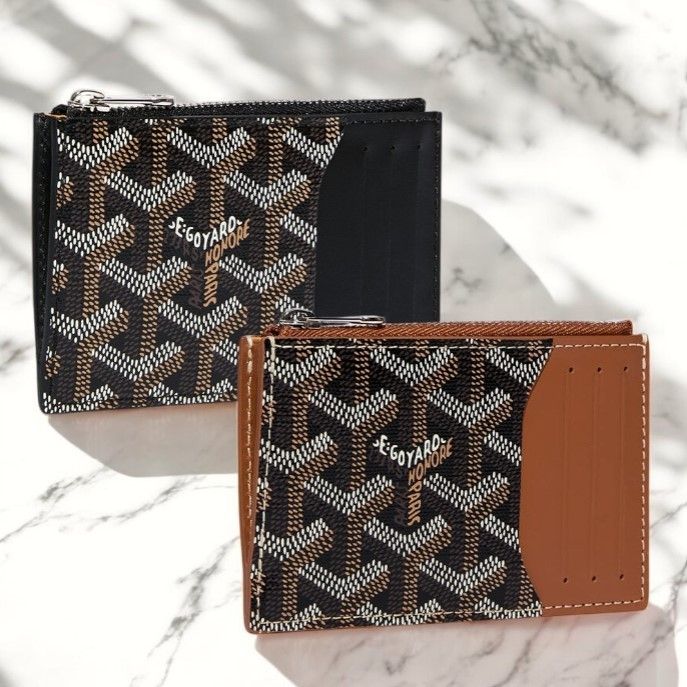 すぐ届く【GOYARD/ゴヤール】ブルボン ジップ付きカードホルダー